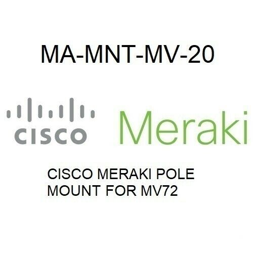 Cisco Meraki Pole Mount For Mv72 Network Camera - Ma-mnt-mv-20