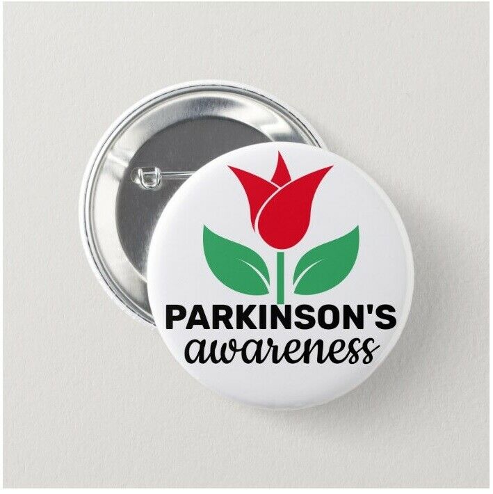 Parkinson's Awareness Button (medical Alert, 25mm, Pinbacks, Badges, Charm)