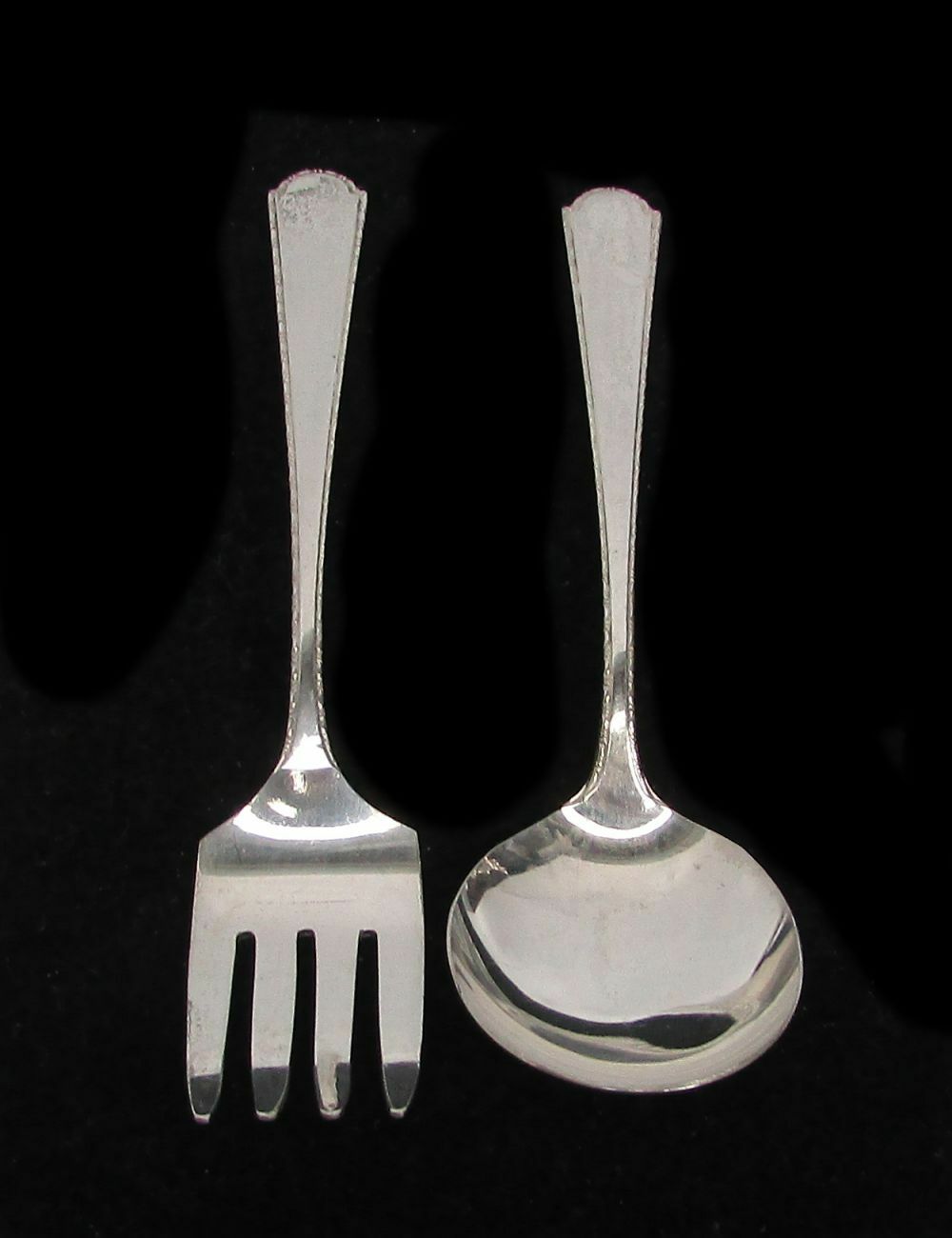 Sterling Silver Fork & Spoon Infant Set