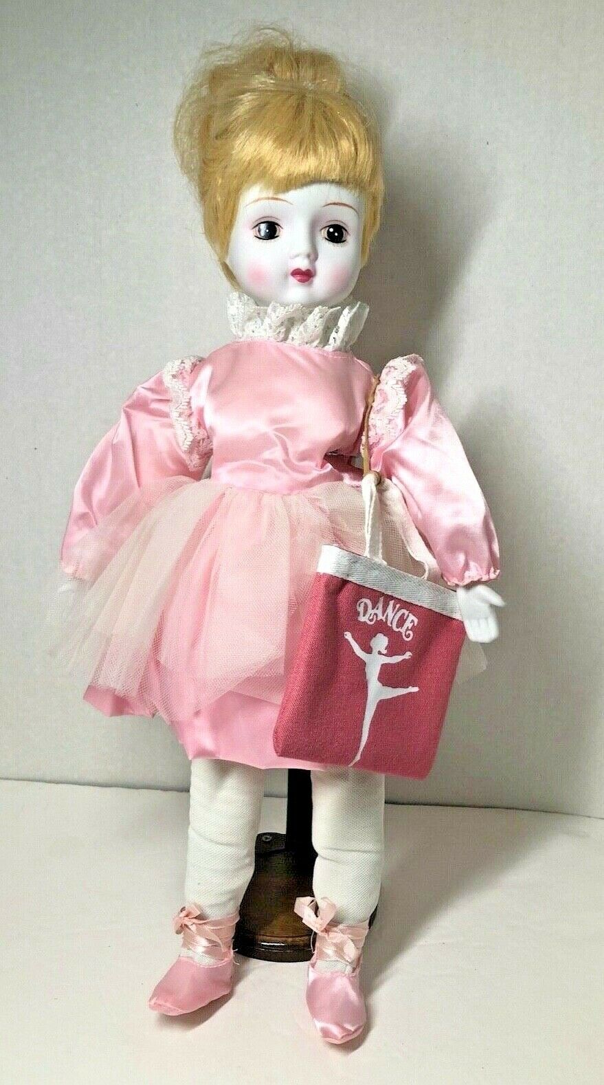 Euc Vntg. 1980s Collectible Doll From Msr Imports - 17" Ballerina W/ Toe Shoes