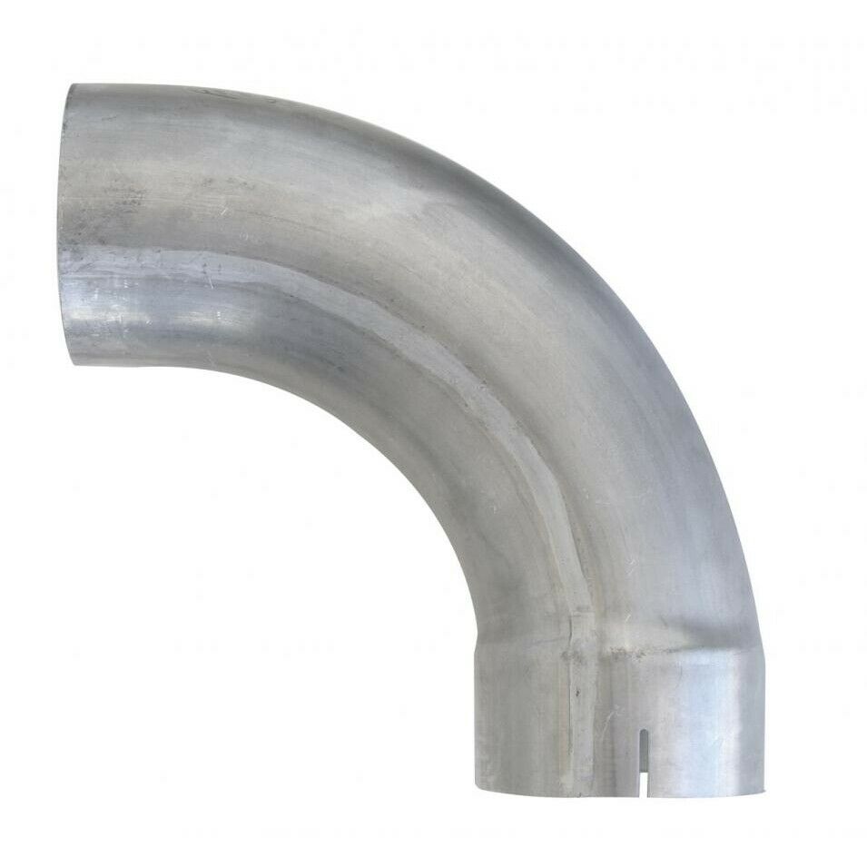 Aluminized 90ø Exhaust Expanded Elbow, 5" I.d. To 5" O.d. - 12" X 12"
