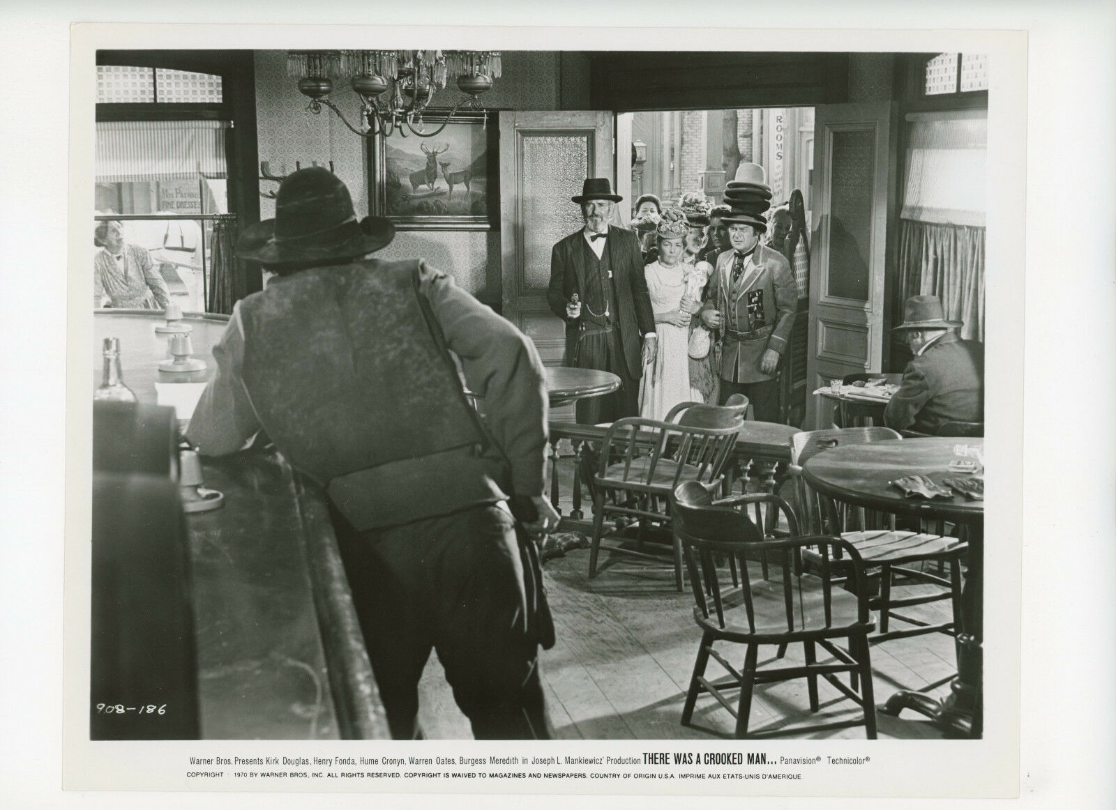 There Was A Crooked Man Original Movie Still 8x10 Kirk Douglas Cowboy 1970 13860