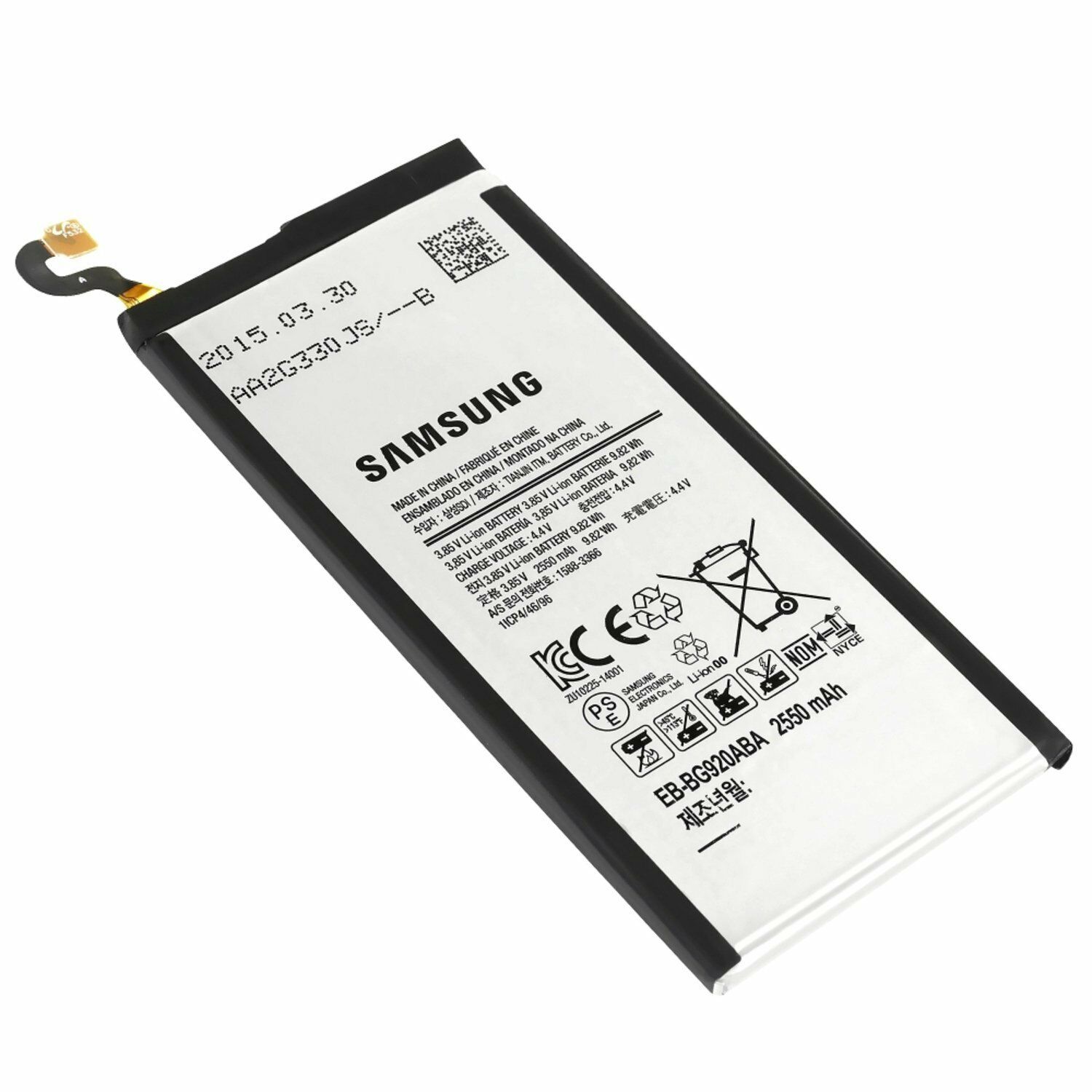 Original Oem Samsung Galaxy S6 Sm-g920 Genuine Internal Replacement Battery